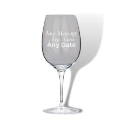 Red Wine Box Hamper With Engraved Glass -Fashion Accessories wine hamper scrumptious